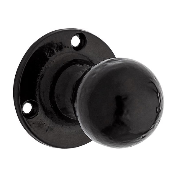 National Hardware National Hardware 2.87 in. L Matte Black Steel Knob Pull - N166-002