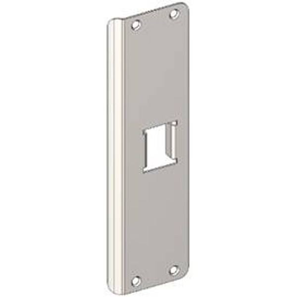 Adams Rite 4304630 Surface Mount Deadlatch Strike Satin Stainless Steel - 4304630