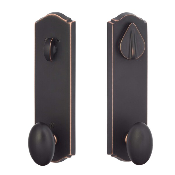 Sure-Loc Hardware Sure-Loc Hardware Slickrock Entry Knob and Deadbolt, Vintage Bronze - SR107-DB 11P