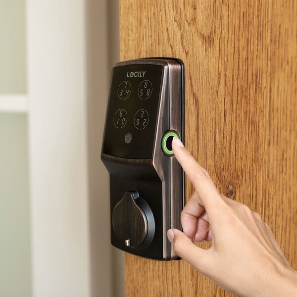 Lockly Secure Plus Deadbolt Edition, Venetian Bronze - PGD728FVB