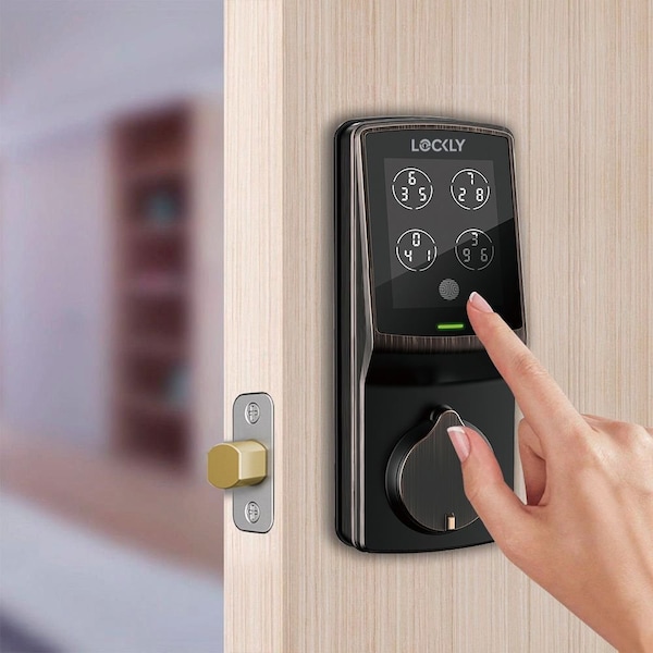 Lockly Secure Plus Deadbolt Edition, Venetian Bronze - PGD728FVB