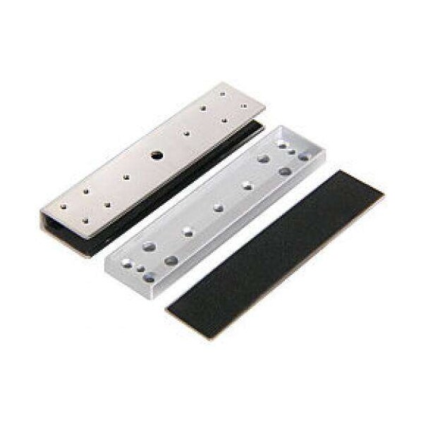 Seco-Larm "U" Bracket for glass (9~13 mm) doors, for use with E-941SA-600, E-941SA-600PQ, E-941DA-6 - SLM-E-941S-600/UQ