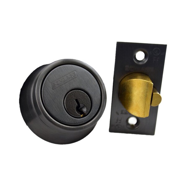 Schlage Commercial Schlage Commercial B250P613 Single Cylinder 6 Pin Deadlatch Deadbolt C Keyway 12103 Latch 10001 - B250P613