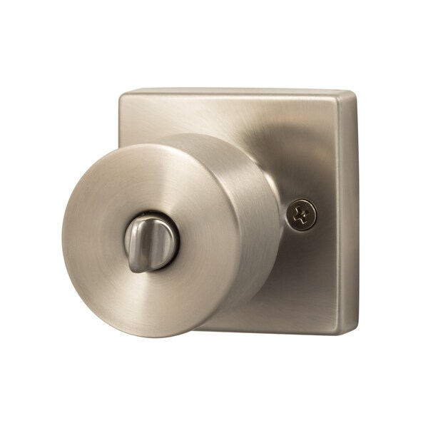 Sure-Loc Hardware Sure-Loc Hardware Bergen Square Entry Knobset, Satin Stainless - BG107-SQ 32D