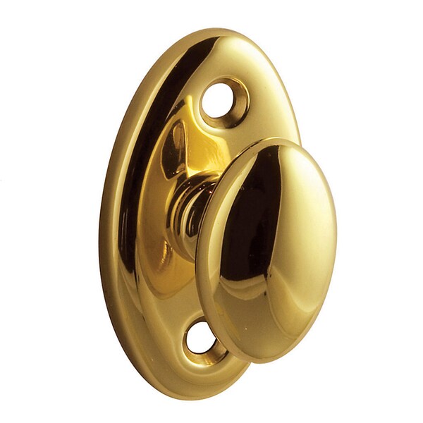Baldwin Oval Unlacquered Brass Turns Unlacquered Brass - 6751.031