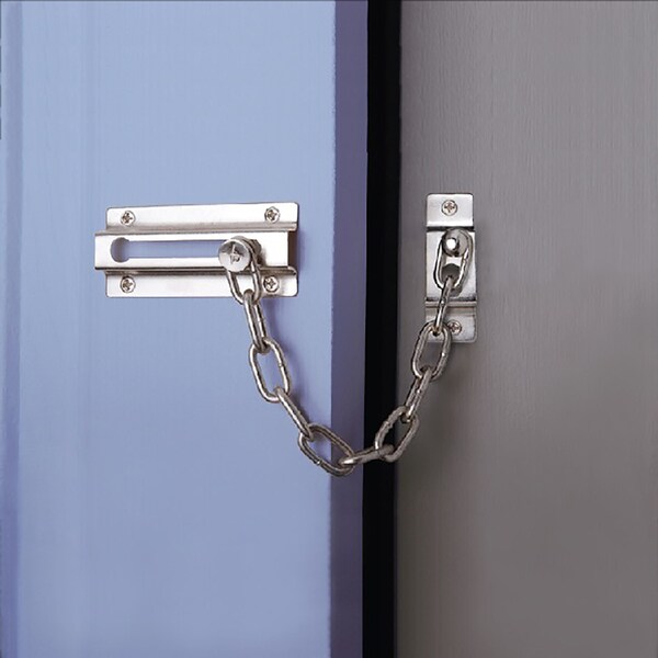 Richelieu 3 12inch 89 mm Chain Door Guard, Brass - 212BR