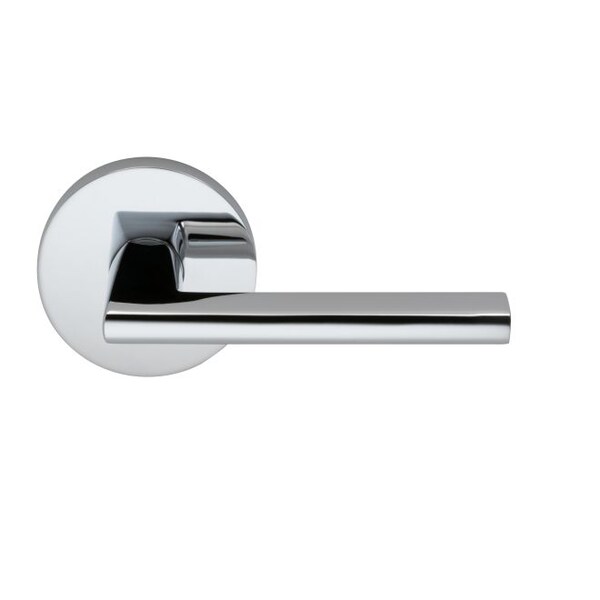Omnia Modern Rose Priv Lever 2-3/8" BS Full Lip Strike Bright Chrome 925 - 925MD/238F.PR26