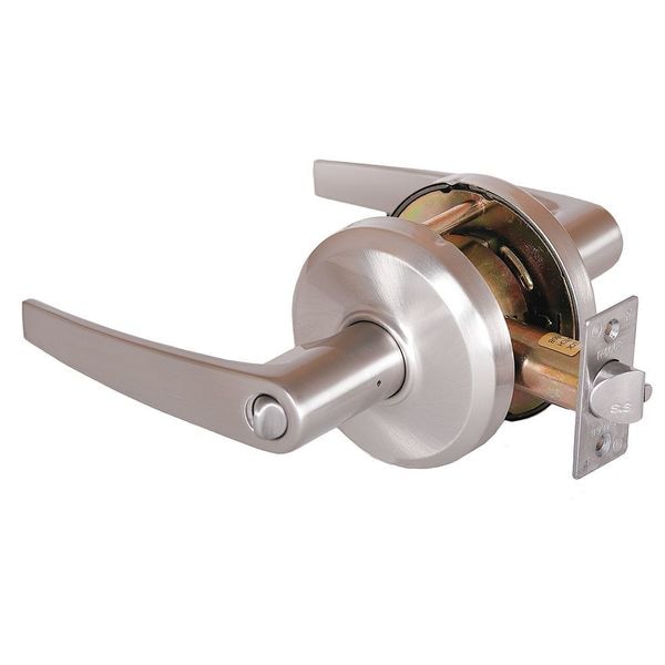 Dormakaba Door Lever Lockset, Satin Nickel - QCL260A619S4478SSCKD