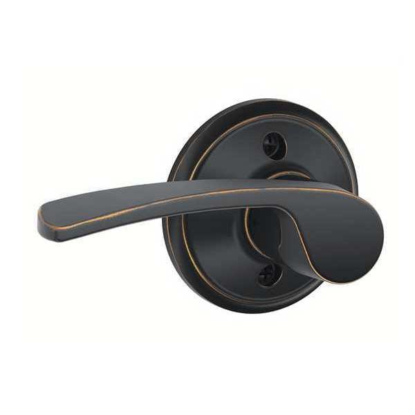 Schlage Antique Bronze Dummy Lever Lockset, Merano, Left Hand - F170 MER 716 LH