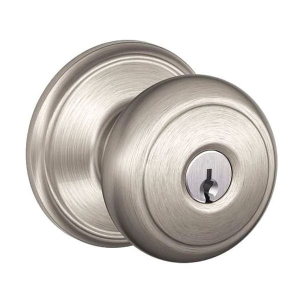 Schlage Knob Lockset, Mechanical, Entrance, Grd. 1 - F51A AND 619
