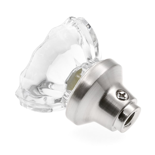 Prime-Line Mortise Keyed Lock Set with Glass Knob, Fits Doors with 2-3/8 In. Backset - E 28335