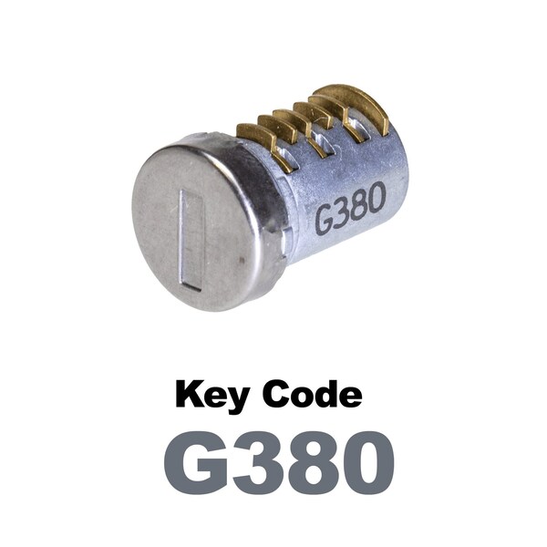Global Replacement Lock Cylinder, For Non-Master Key Applications, For use in Locks with Key Code G380 - KC-SNM-NK-380