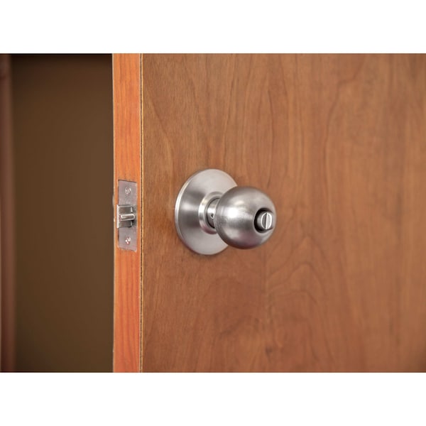 Trans Atlantic Co. SVB Series Stainless Steel Grade 2 Standard Duty Commercial Cylindrical Entry Door Knob with Lock - DL-SVB53-US32D