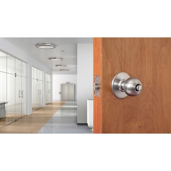 Trans Atlantic Co. SVB Series Stainless Steel Grade 2 Standard Duty Commercial Cylindrical Entry Door Knob with Lock - DL-SVB53-US32D