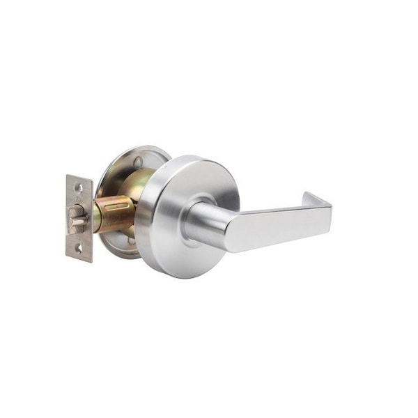 Trans Atlantic Co. LSV Saturn Standard Duty Brushed Chrome Grade 2 Commercial Cylindrical Exit Door Handle - DL-LSV20-US26D