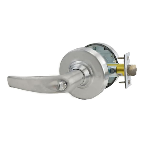 Schlage Commercial ALX Series Grade 2 Entry Athens Lever Lock Less Cylinder with 47267042 2-3/4in Deadlatch and - ALX53LATH626