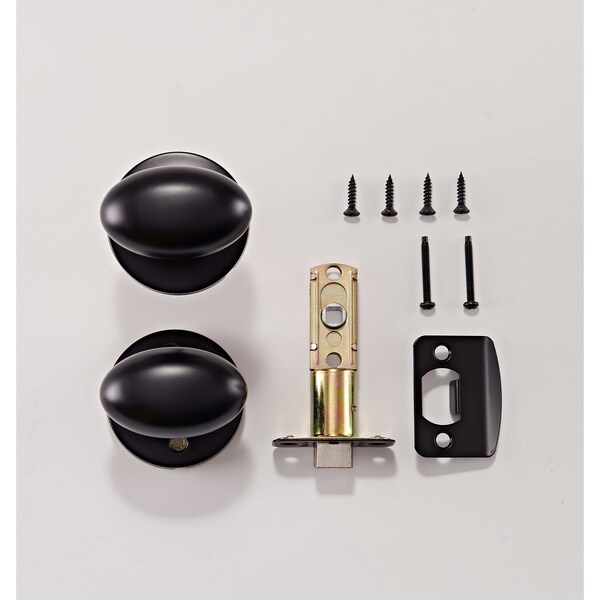 Sure-Loc Hardware Sure-Loc Hardware Arapaho Passage Knob, Flat Black - AR101 FBL