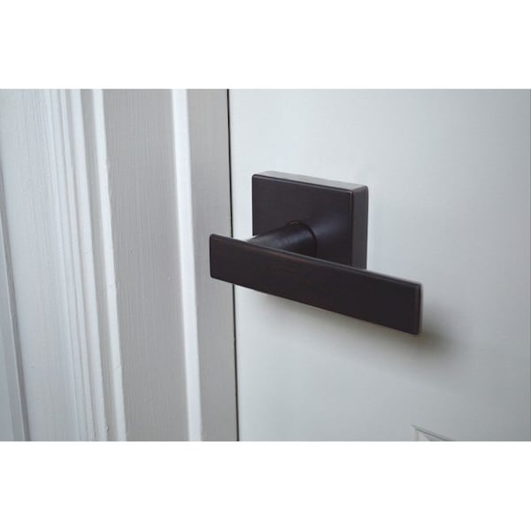 Delaney Hardware Kira Satin Nickel Single Dummy Door Lever Door Lock - 352551