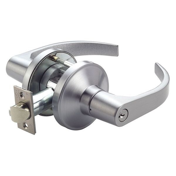 Pdq Lever Lockset, Mechanical, GT Curved - GT115BSN626234ASASFL