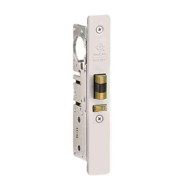 Adams Rite DeadLatch 1-1/8BS LG/2.63 628 1-1/8 Backset Left Hand DeadLatch - Radius Faceplate Alumin - ADR-4511-35-201-628