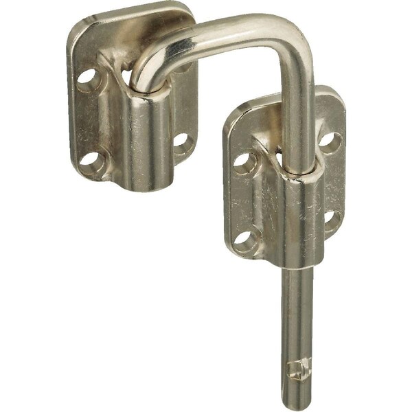 National Door 1-1/2 In. Nickel Slide Bolt - N238972