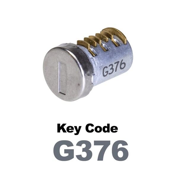 Global Replacement Lock Cylinder, For Non-Master Key Applications, For use in Locks with Key Code G376 - KC-SNM-NK-376