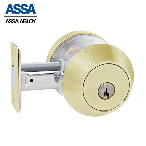 Assa Abloy 7000 Series Maximum+ Grade 1 Double Cylinder Deadbolt Satin Bronze KD - ASS-7900DC-612-3-F-COMP-KD-0A7