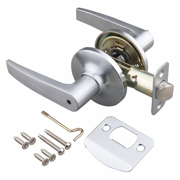 Ez-Flo Eastman Door Lever Lockset, Mechanical, Privacy - 57848