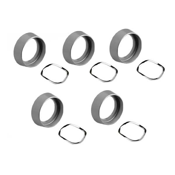 Major Major: CGA-5 - Free Spinning - Standard Cylinder Guard - Tapered - 1-3/4" x 1/2" - Aluminum, PK 5 - MJR-CGA-5