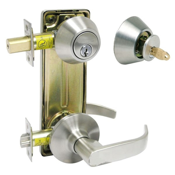 Pamex Passage Single Locking with Removable Cylinder Deadbolt Fremont Grade 2 5-1/2" Center to Center Inte - FINP35D8