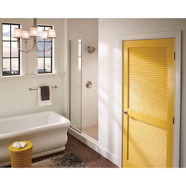 Schlage Schlage Accent Satin Nickel Privacy Lever Right or Left Handed - F40ACC619