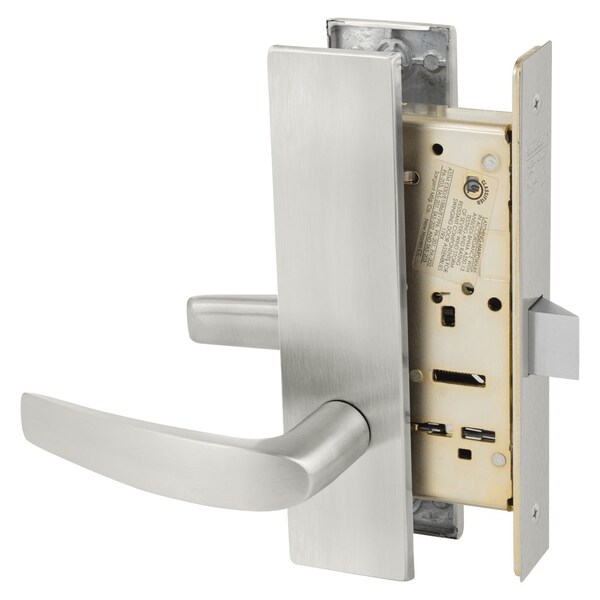 Sargent Grade 1 Passage or Closet Mortise Lock, B - Lever, LW1 - Escutcheon, Field Reversible, ASA Strike, S - 8215 LW1B 32D