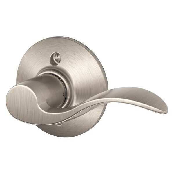 Schlage Satin Nickel Dummy Lever Lockset, Accent, Right Hand - F170 ACC 619 RH