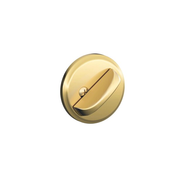 Schlage Schlage Bright Brass Zinc Single Cylinder Deadbolt - B60NV505