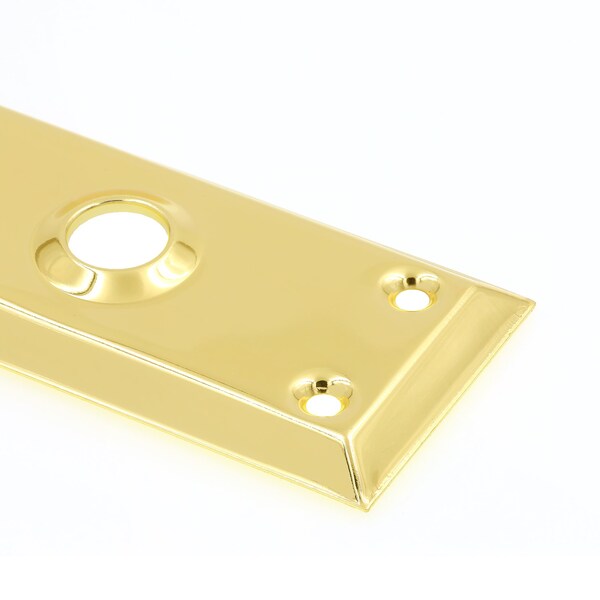 Prime-Line Mortise Keyed Lock Set with Glass Knob, Fits Doors with 2-3/8 In. Backset - E 28336