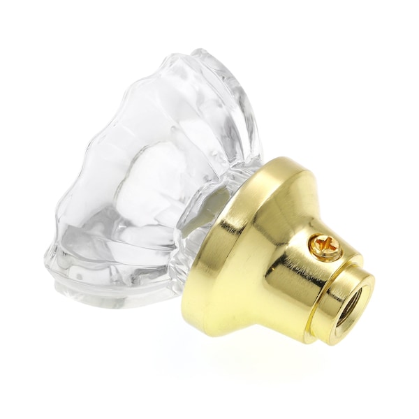 Prime-Line Mortise Keyed Lock Set with Glass Knob, Fits Doors with 2-3/8 In. Backset - E 28336