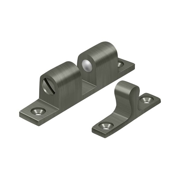 Deltana Ball Tension Catch 2-3/10" X 2/5" Antique Nickel - BTC20U15A