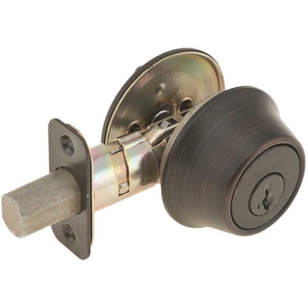 Kwikset SmartKey Security 660 Single Cylinder Deadbolt Venetian Bronze - 660 11P SMT RCAL RCS V1