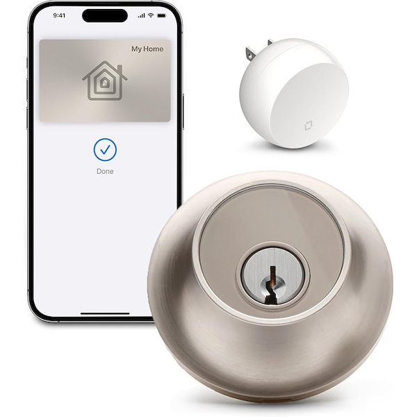 Level Lock+ Connect Lock+ Connect Single Cylinder Deadbolt with Smart Lock with Wifi and - C-F12U-S1
