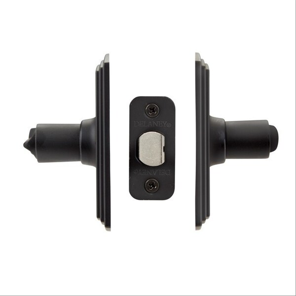 Delaney Hardware Italian Collection Artino Black Bed/Bath Door Handle - 362204