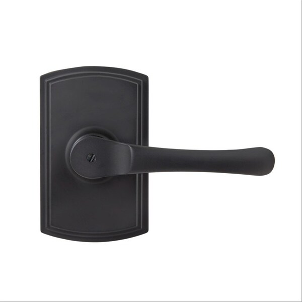 Delaney Hardware Italian Collection Artino Black Bed/Bath Door Handle - 362204