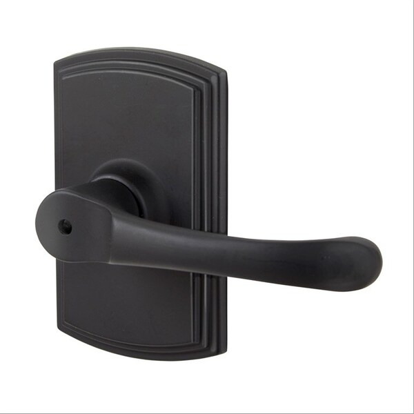 Delaney Hardware Italian Collection Artino Black Bed/Bath Door Handle - 362204