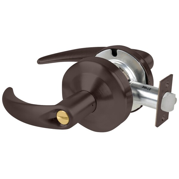 Schlage Grade 1 Bath/Bedroom Privacy Lock, Omega Lever, Non-Keyed, Oil Rubbed Bronze Finish, Non-Handed - ND40S OME 613