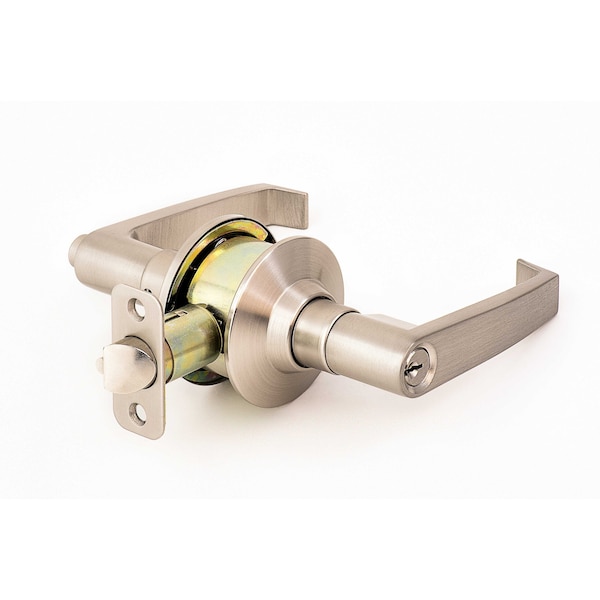 Sure-Loc Hardware Sure-Loc Hardware Cedar Entry Lever with Return, Satin Nickel, Fire rated - CD107-HC 15 UL
