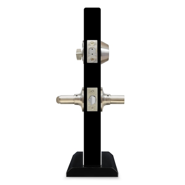 Premier Lock Entry Door Lever Combo Lock Set with Deadbolt, Stainless Steel - LED03