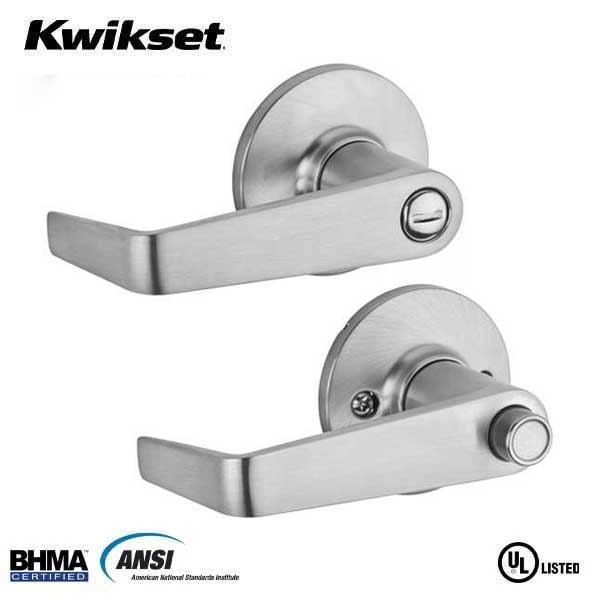 Kwikset Kwikset: Carson Grade 3 Privacy commercial lever / Satin Chrome - KWS-408CNL-26D