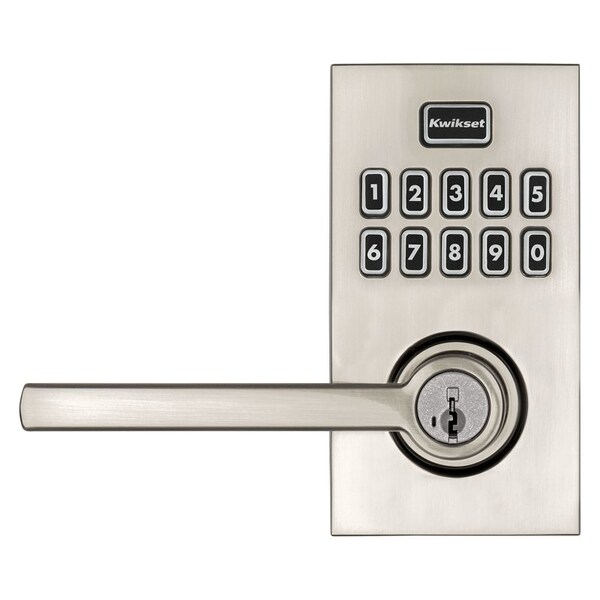 Kwikset SmartCode 917 Series 99170003 Smart Lock, Grade AAA Grade, Keyless Key, Metal, Satin Nickel - 917HFL 15