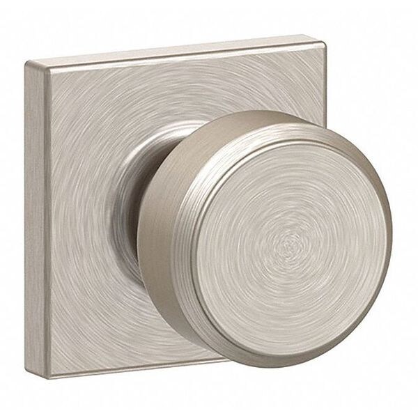Schlage Residential Door Lever Lockset, Satin Nickel, Passage - F10 BWE 619 COL