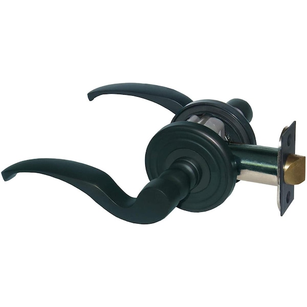 Acorn Mfg Acorn  Double Lever Reversible Passage Set, Black - JTABI