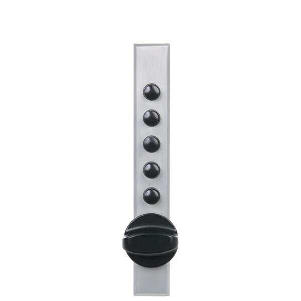 Dormakaba KABA: Cabinet Lock / Wood Appl. 5/8 - 7/8 / End Throw 26D - Clutch Ball Bearing Knob - KABA-9622C-20-26D-41